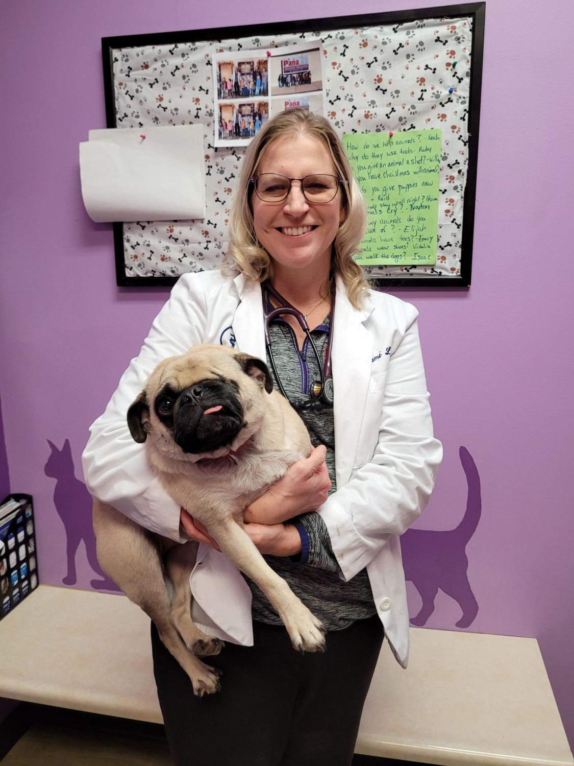 Dr. Tamara Lutz with dog